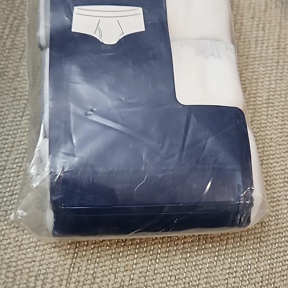 George Men's Briefs 6 Pack Size 3XL White Cotton Tag-Free NEW